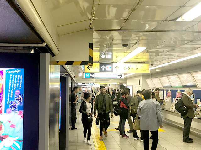 日比谷線秋葉原駅からのアクセス